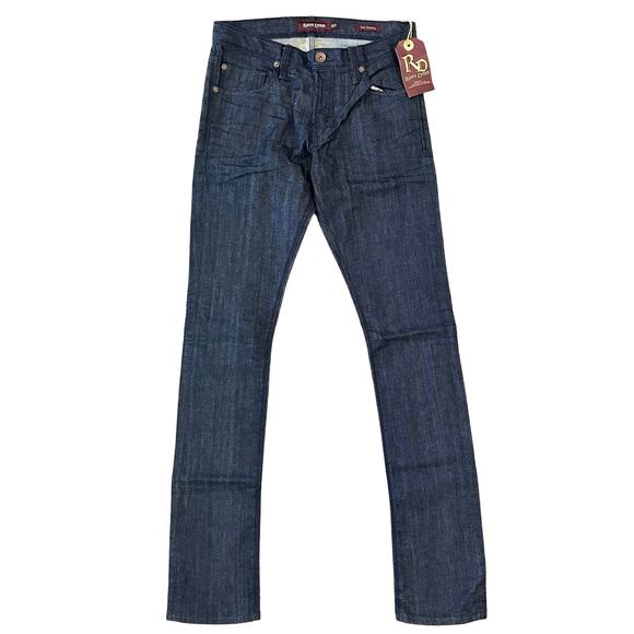 Raven Denim Sid Skinny Slim Ionic Wash Blue Jeans Size 29 NWT $189